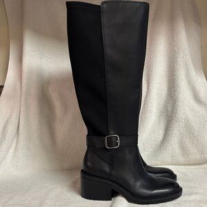 Vince Camuto Black Tall Heeled Boots